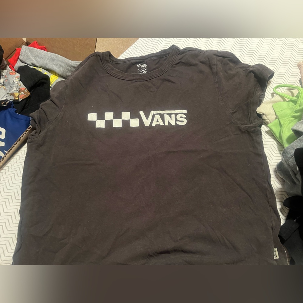 Vans Black Logo Tee